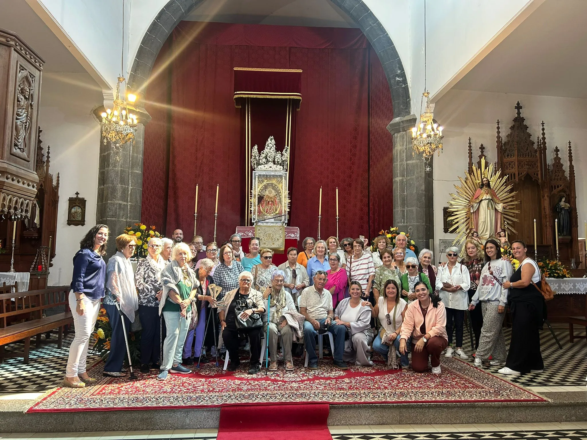 Excursión de mayores de Tazacorte a la Virgen de Las Nieves